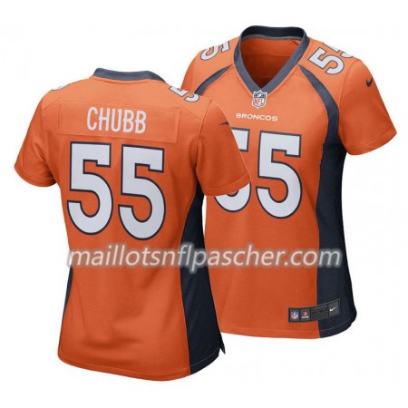 Maillot Denver Broncos Bradley Chubb 55 Nike Orange - Femme